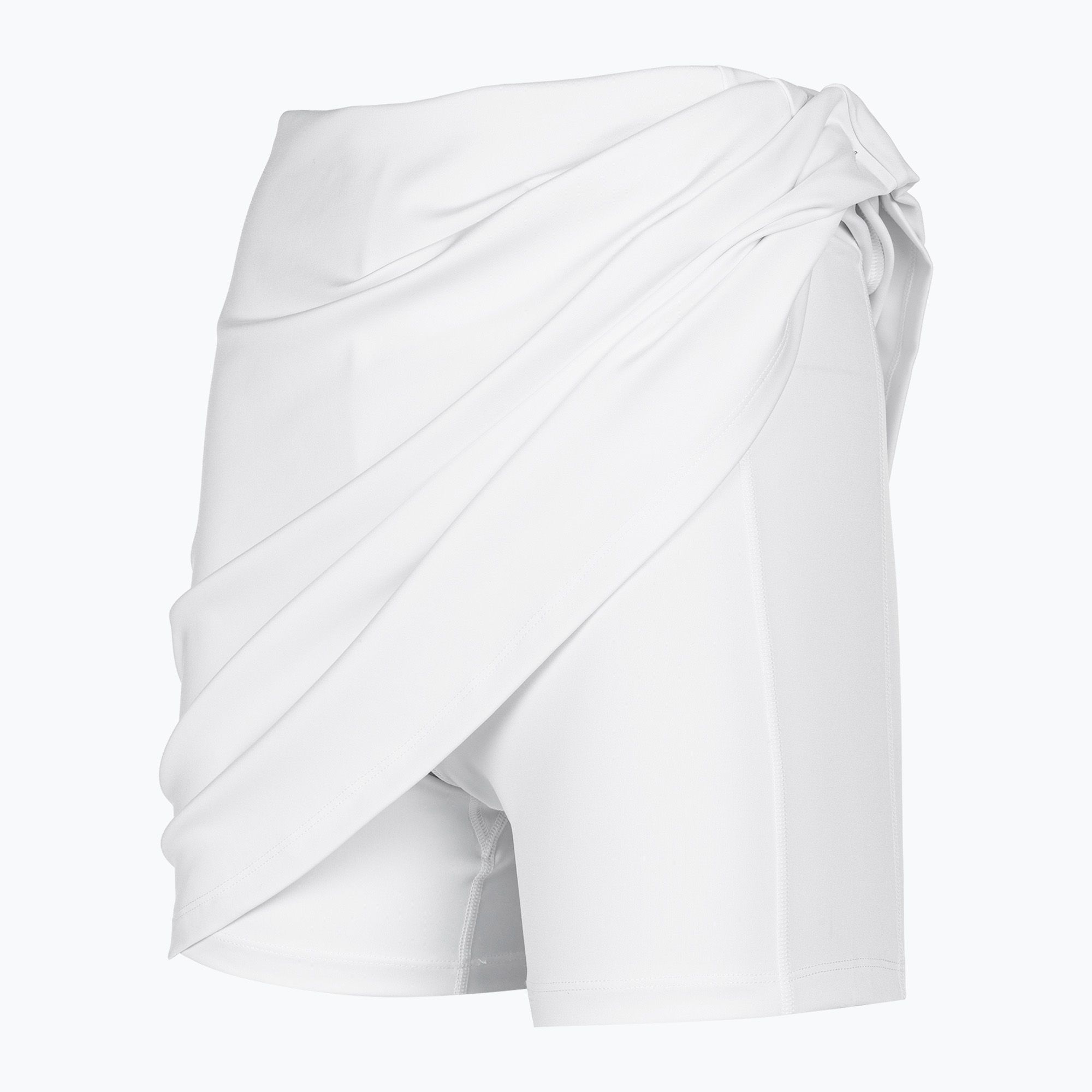 Wilson Damen Team Flat Front Skirt Tennisrock weiß