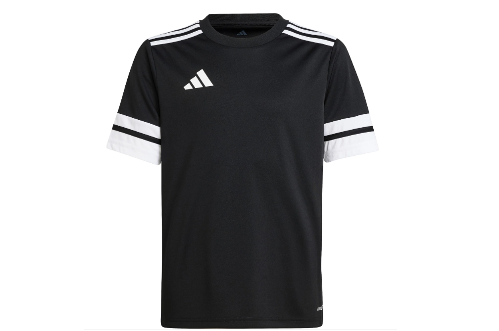 Adidas Kinder Squadra 25 T- Shirt Trainingsshirt schwarz weiß 176