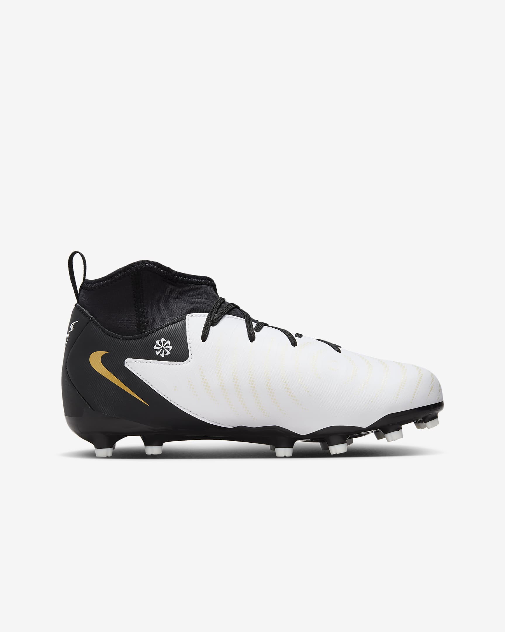 Nike Kinder Phantom Luna II Academy Fußballschuh schwarz-weiß