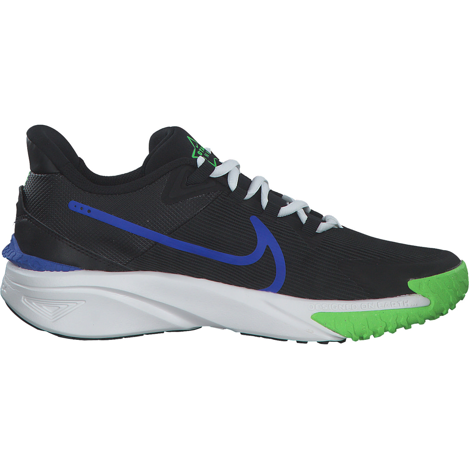 Nike Kinder Star Runner 4 Laufschuh Sportschuh schwarz-blau-weiß