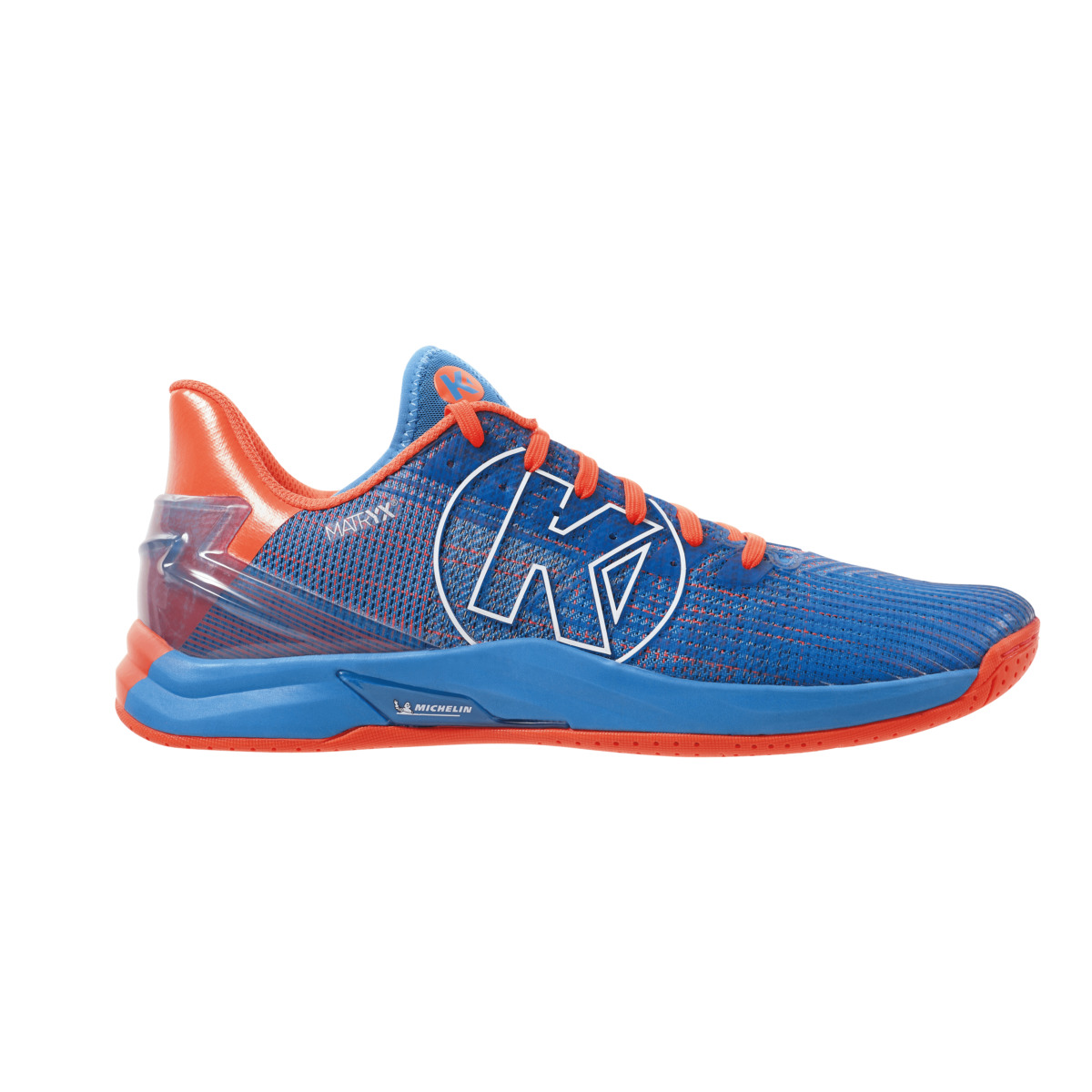 Kempa Herren Attack One 2.0 Handballschuh Indoorschuh blau-rot 44.5