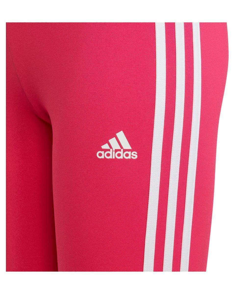 Adidas Mädchen 3 Streifen Leggings Tight pink-weiß 164