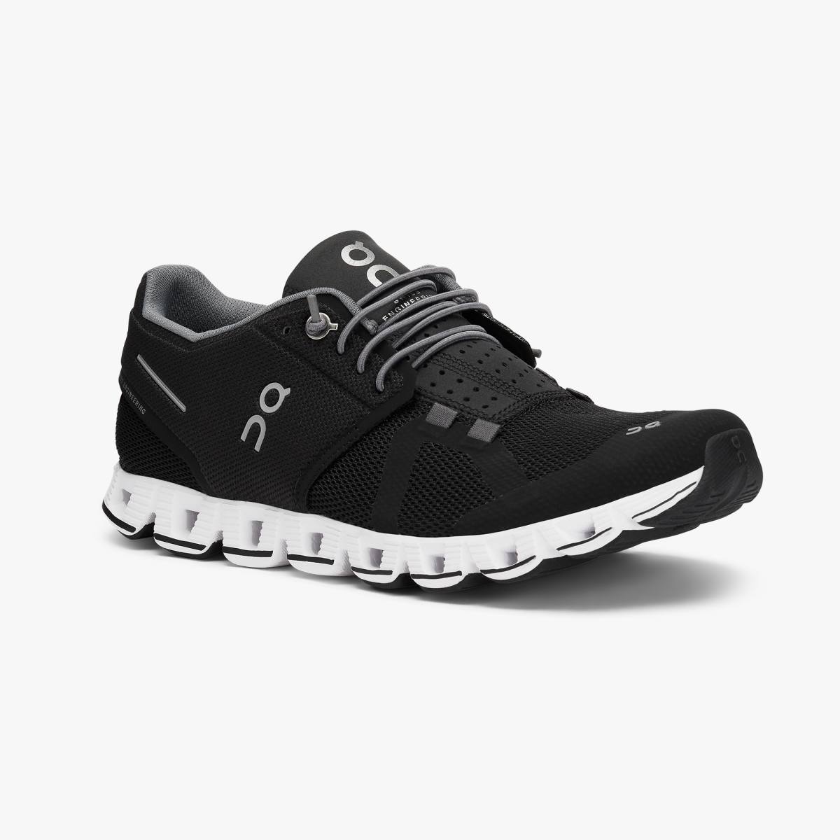 ON Damen Cloud 5 Laufschuh Freizeitschuh black-white 42