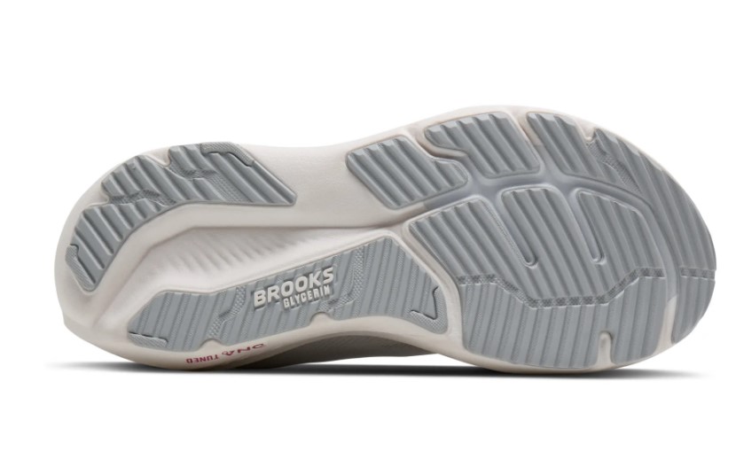 Brooks Damen Glycerin 23 Laufschuh neutral weiß-grau-rosa 42