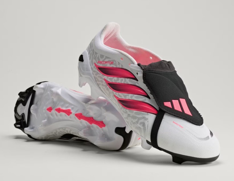 Adidas Herren Predator League Fußballschuh FT/ FG weiß-rot-schwarz 45 1/3