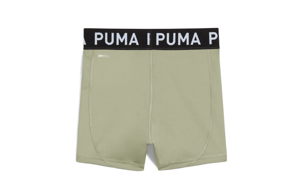Puma Damen Strong Short Tight Trainingsleggings olivegrün L