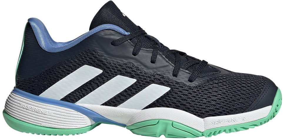 Adidas Kinder Barricade Court Tennisschuh dunkelblau-weiß-mint 38 2/3