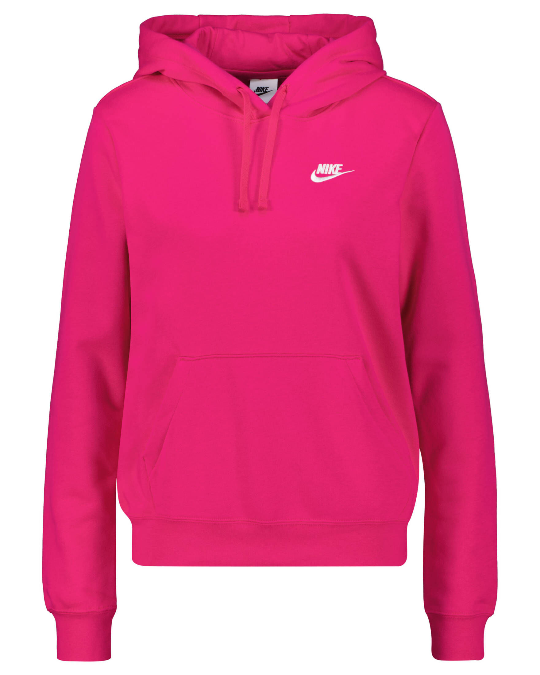 Nike Damen Sportswear Club Fleece Hoodie Kapuzenpullover pink