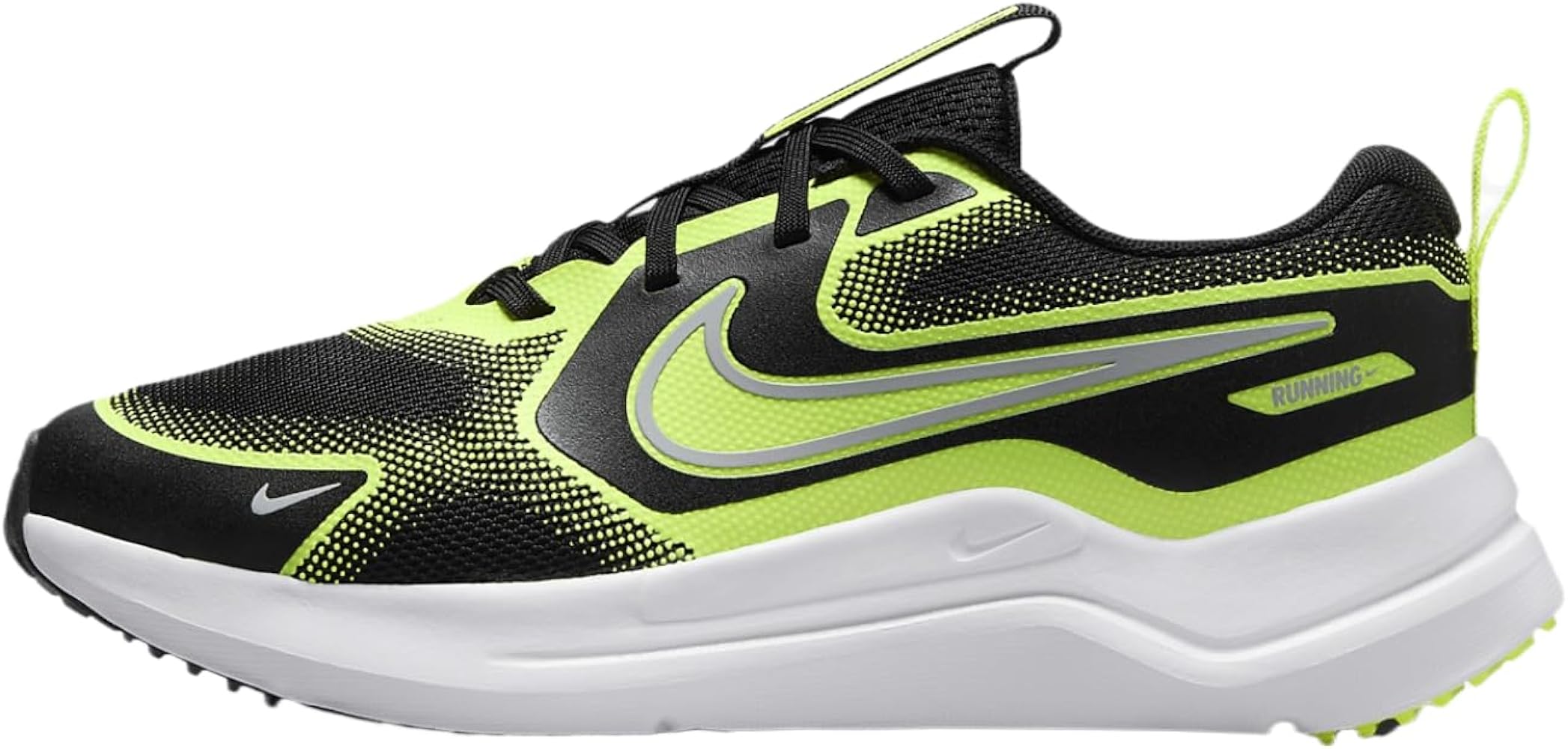 Nike Kinder Cosmic Runner Trainings/ Laufschuh schwarz, neon- gelb, weiß