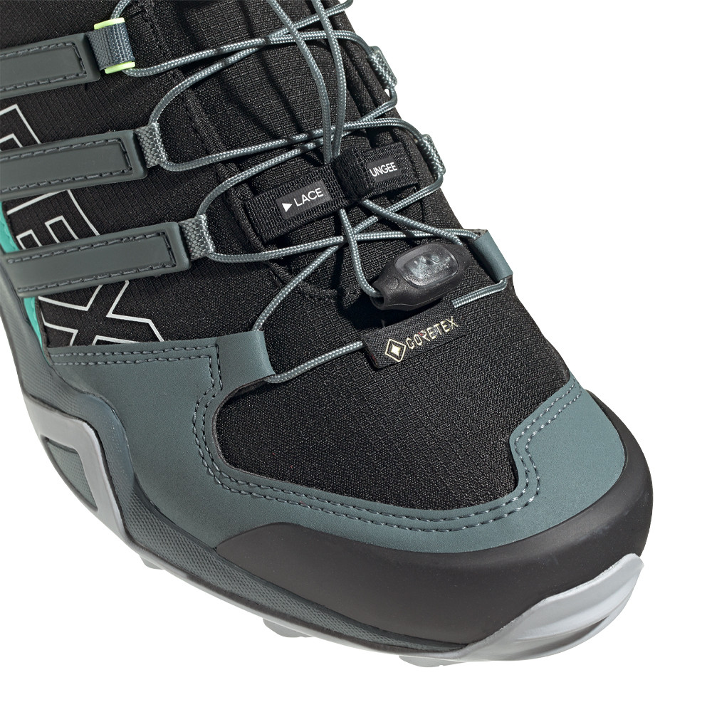 Adidas Damen Terrex Swift R2 Wanderschuh Outdoorschuh schwarz-grau-türkis