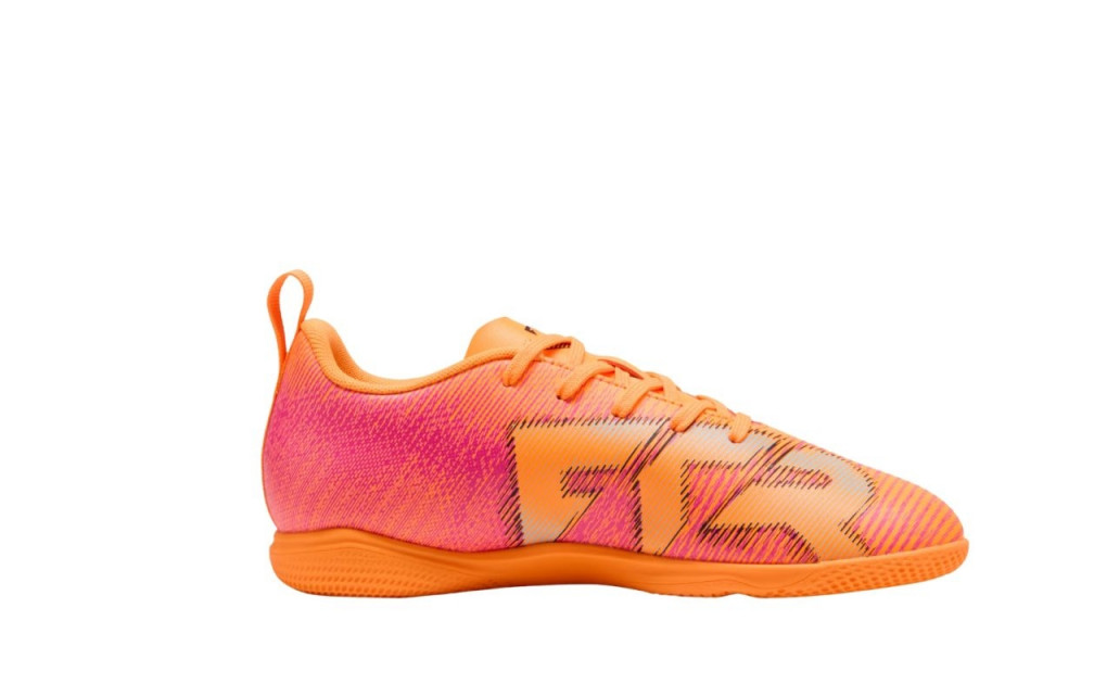 Puma Kinder Future 8 Play IT Hallenschuh Fußball orange pink 38,5