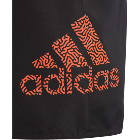 Adidas Kinder Badge of Sport CLX Badeshort Badehose schwarz-rot