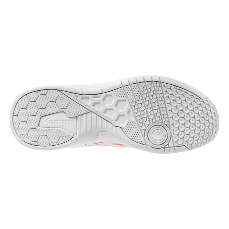 Kempa Damen Kourtfly Three Handballschuh weiß blau orange