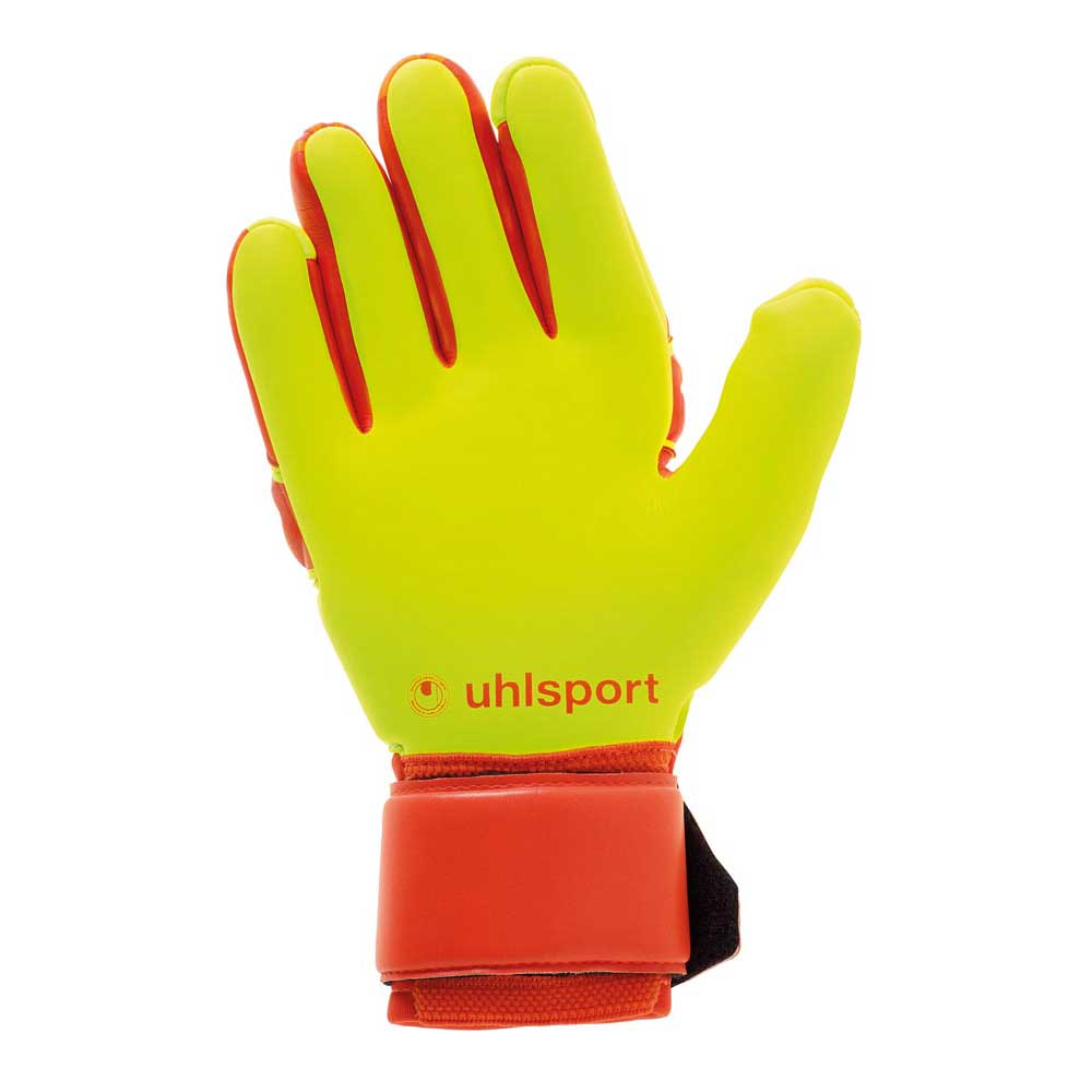 Uhlsport Dynamic Impulse AbsolutGrip Reflex Torwarthandschuhe orange-gelb 9