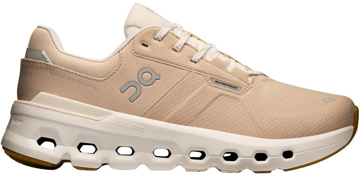 ON Damen Cloudrunner 2 Waterproof Laufschuh wasserdichter Laufschuh beige weiß 42