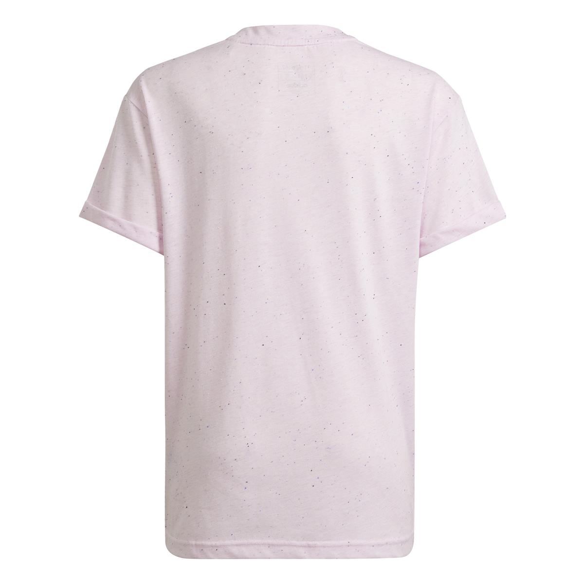 Adidas Mädchen Future Icons Big Logo T-Shirt Freizeitshirt pink-weiß