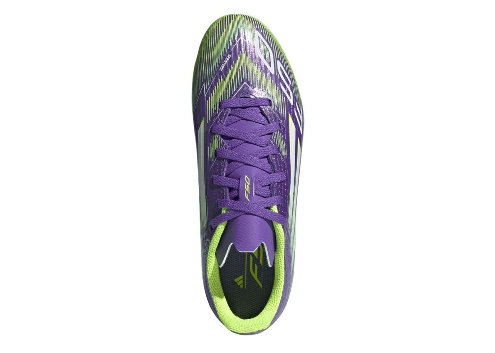 Adidas Kinder F50 League FG/MG Fußballschuh lila grün weiß 38 2/3