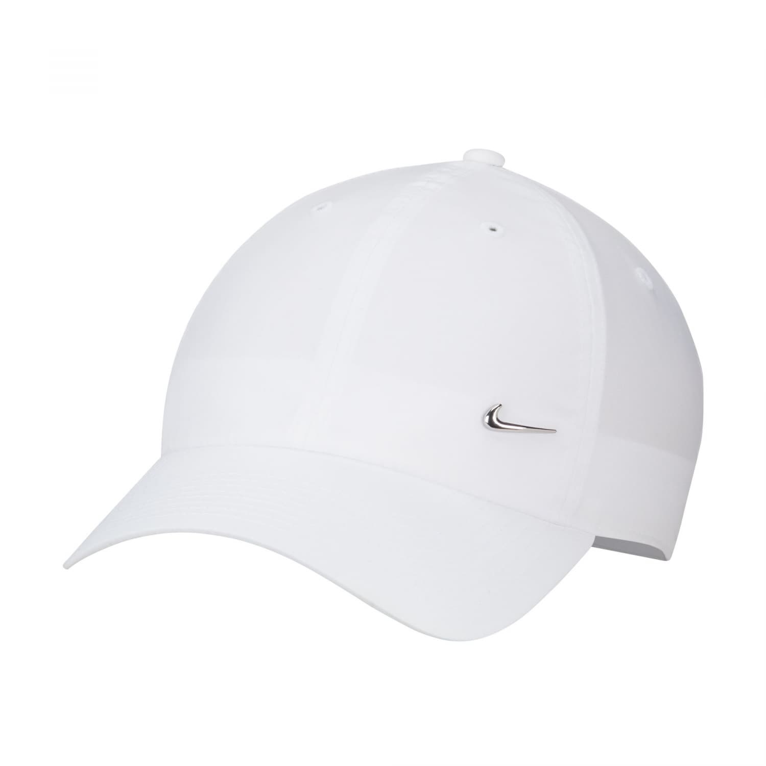Nike Dri-Fit Club Metal Swoosh Cap weiß M/L