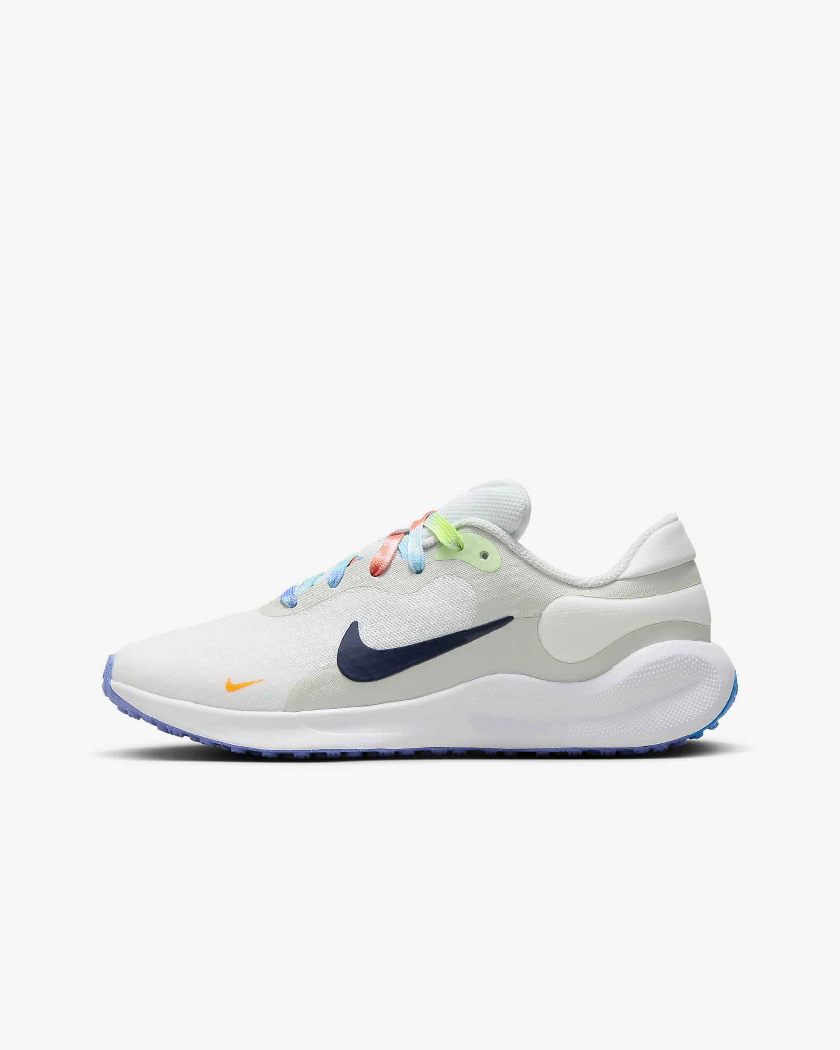 Nike Kinder Revolution 7 Laufschuh Sportschuh weiß-dunkelblau
