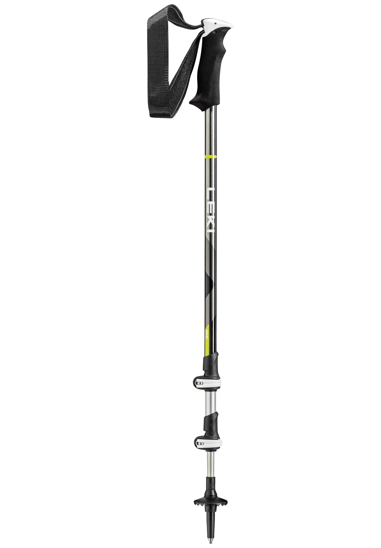 Leki SQUAMO Trekkingstock schwarz silber lime