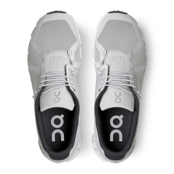 ON Herren Cloud 5 Laufschuh Freizeitschuh glacier-white 41