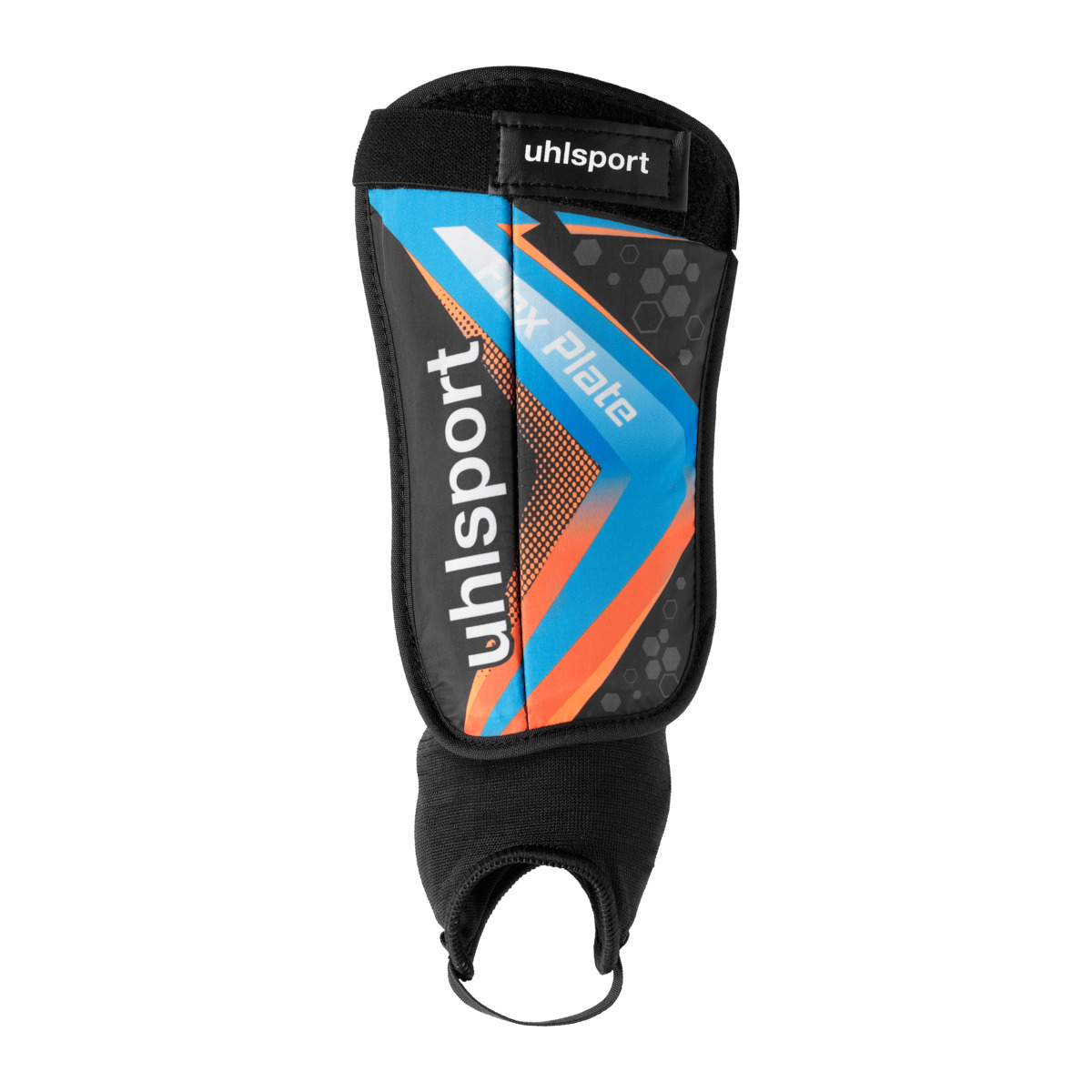 Uhlsport Flex Plate Schienbeinschoner schwarz, orange, blau XS