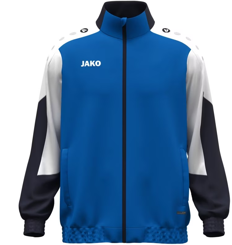 Jako Herren Webjacke Dynamic Trainigsjacke blau weiß