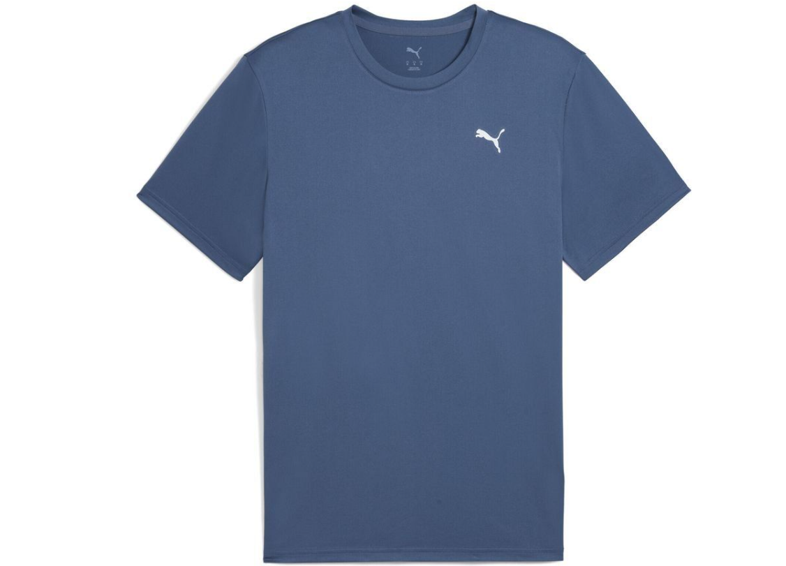Puma Herren TAD Essentials Solid Cat T- Shirt Trainingshirt blau XL