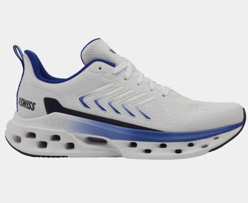 K-Swiss Herren Melrose Tubes Lite Freizeitschuh/Sportschuh weiß-blau 47