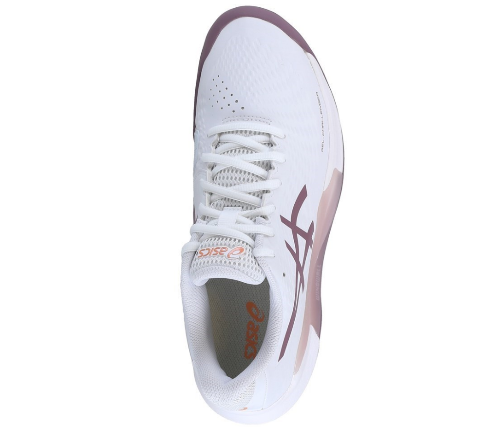 Asics Damen Gel- Challenger 14 Indoor Tennischuh weiß- lila 42