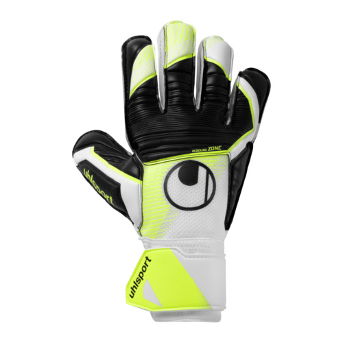 Uhlsport Soft Advanced Torwarthandschuhe weiß-gelb-schwarz 5