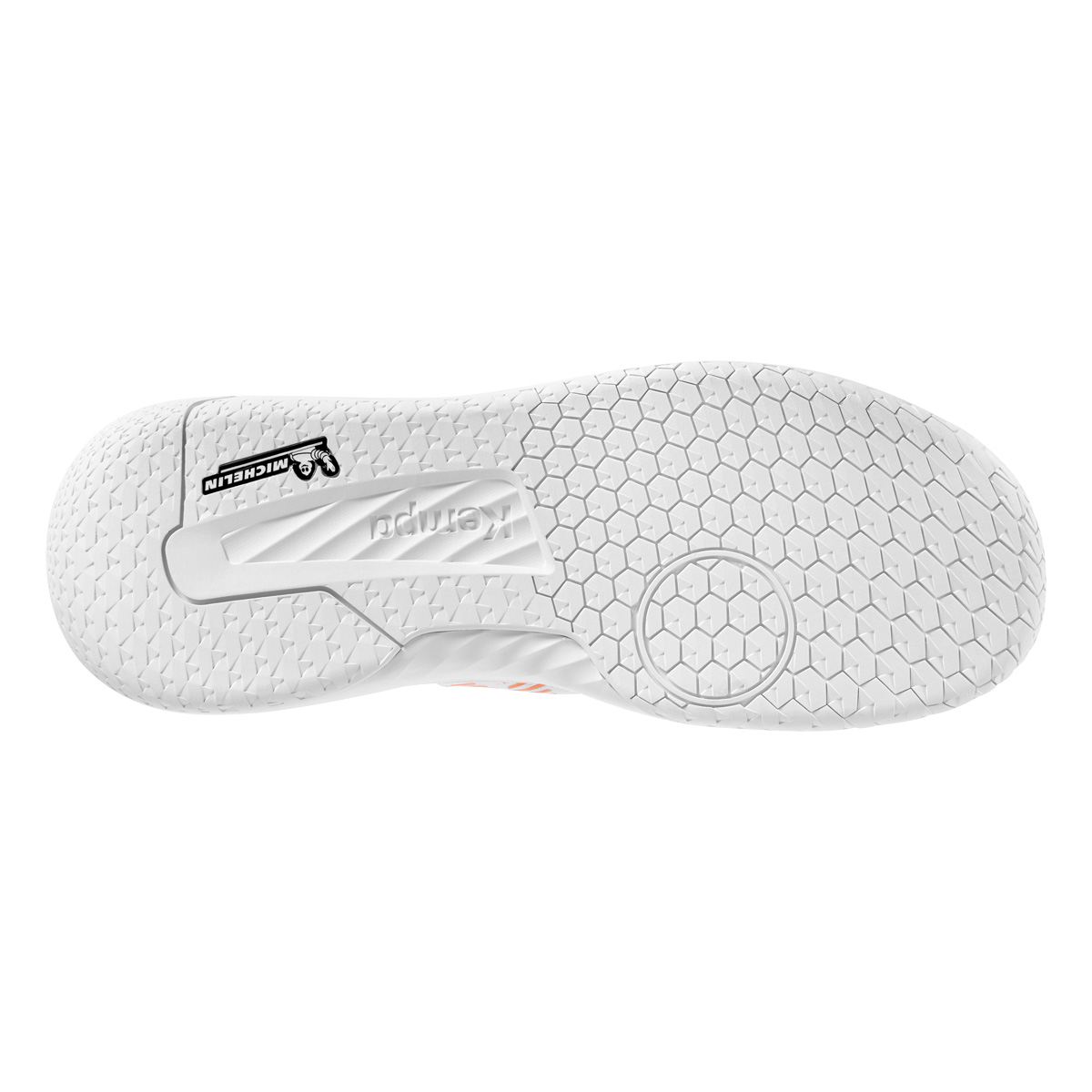 Kempa Kinder Kourtfly Handballschuh weiß, blau, orange