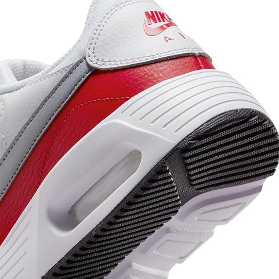 Nike Herren Air Max SC Sneaker Freizeitschuh weiß-rot-grau