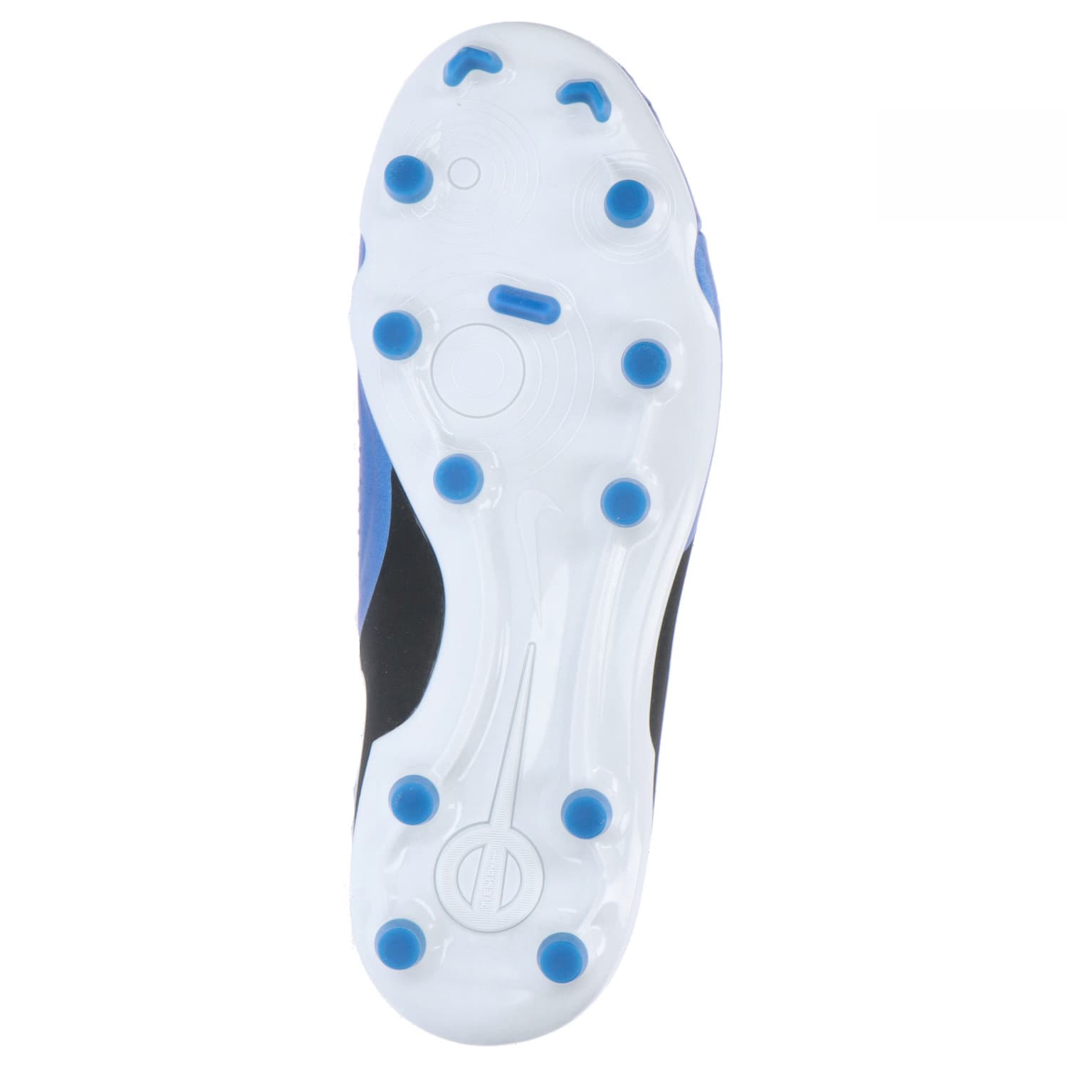 Nike Kinder Tiempo Legend 10 Academy Fußballschuh blau, weiß, schwarz