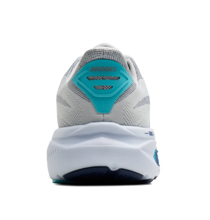 Brooks Herren Ghost 17 Laufschuh neutral weiß-blau-petrol 48,5