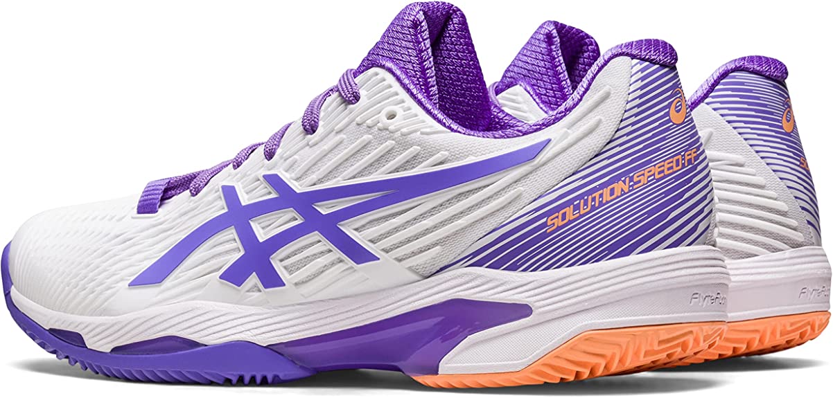 Asics Damen Solution Speed FF 2 Clay Tennisschuh weiß-lila 42