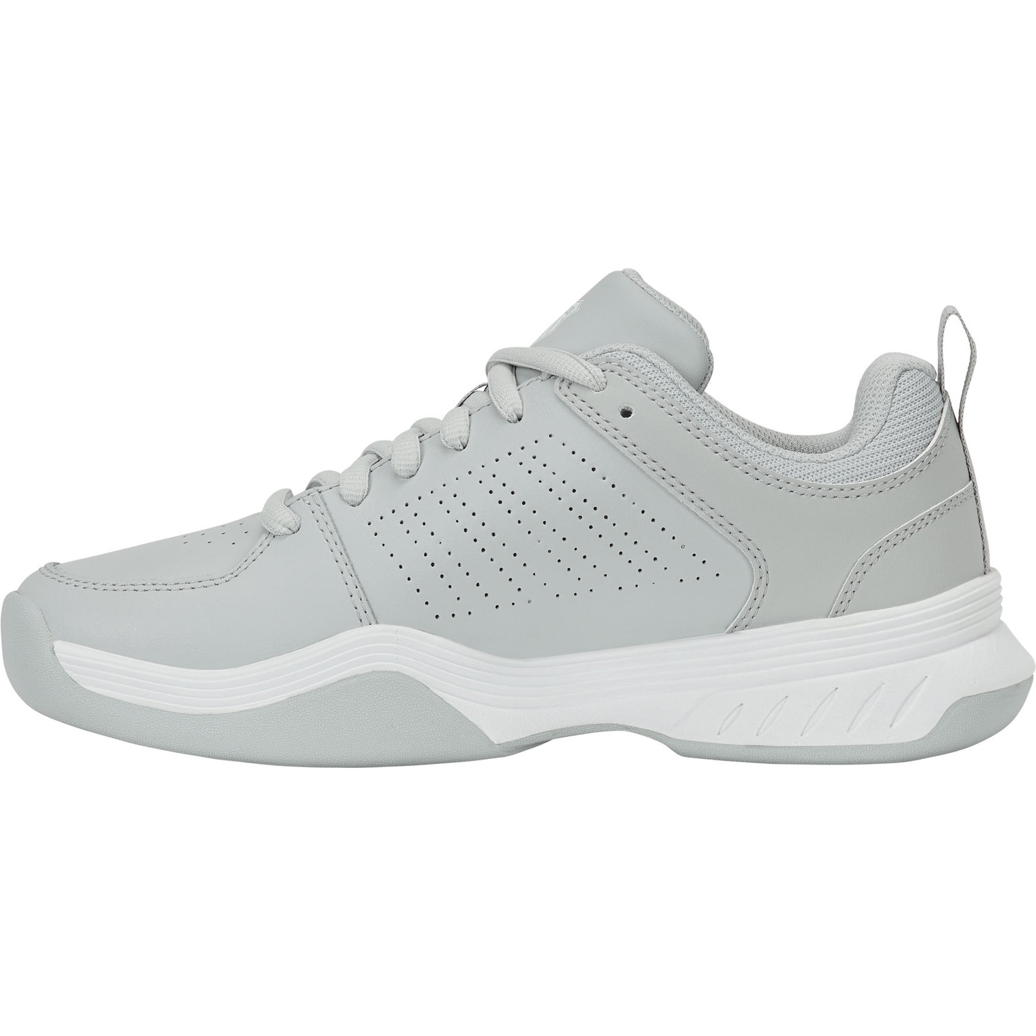 K-Swiss Damen Court Express 2 Carpet Tennisschuh grau-weiß 42