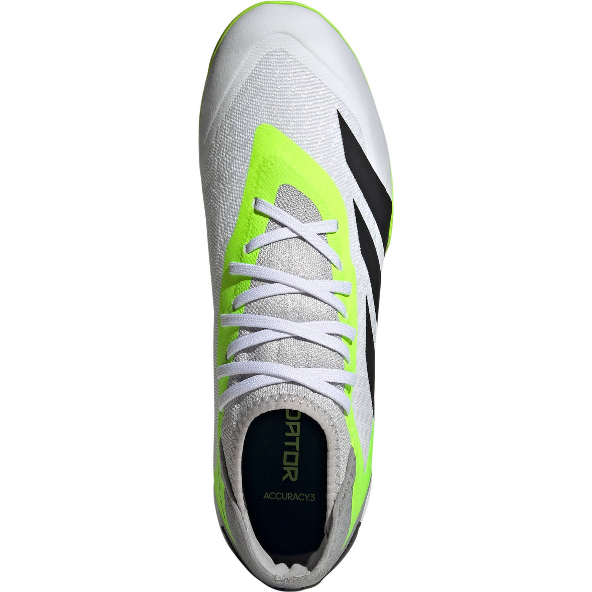 Adidas Herren Predator Accuracy 3 Fußballschuh Hallenschuh weiß-schwarz-grün