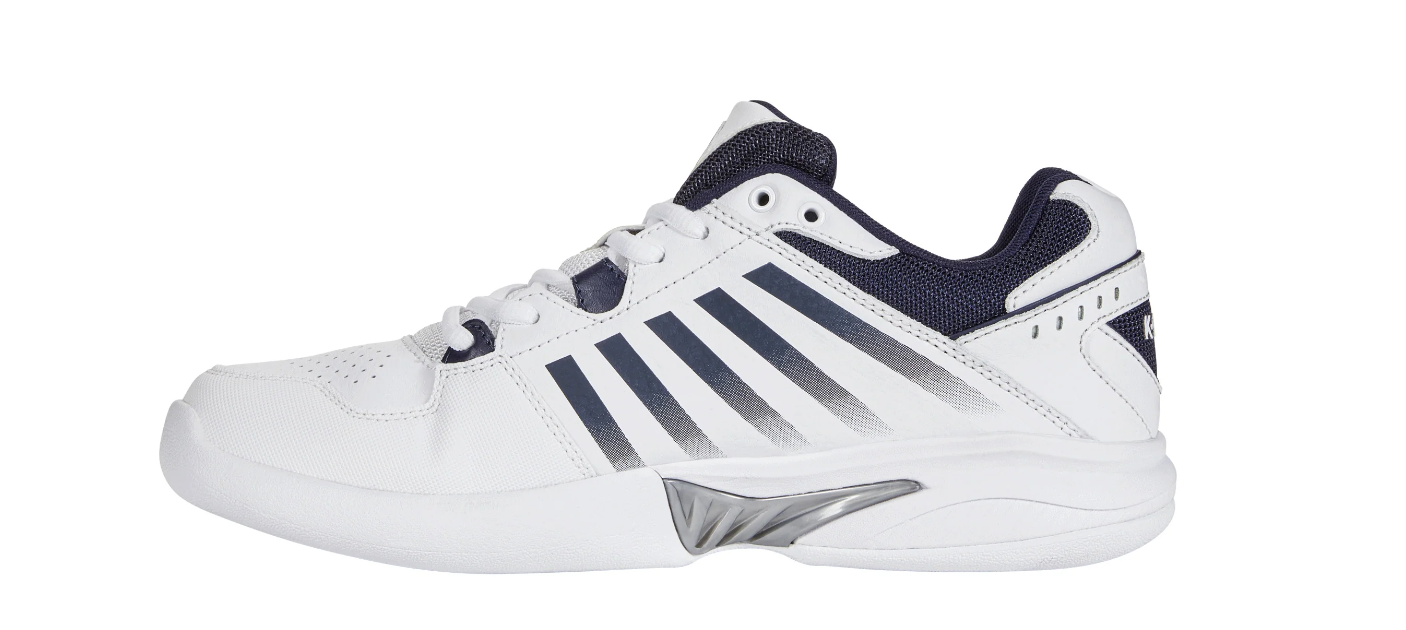 K-Swiss Herren Receiver V Tennissschuh weiß-dunkelblau-silber