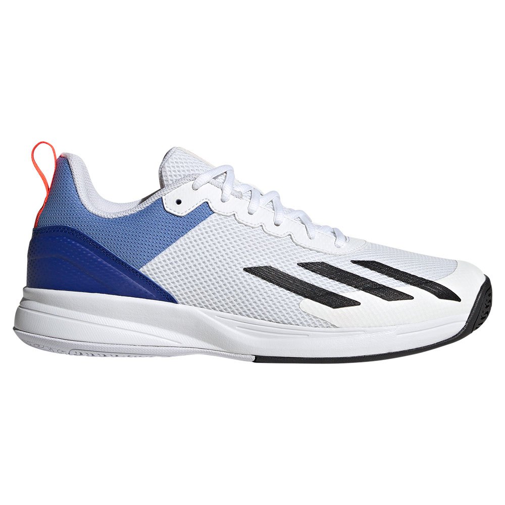 Adidas Herren Courtflash Speed Tennisschuh weiß-blau-schwarz 46