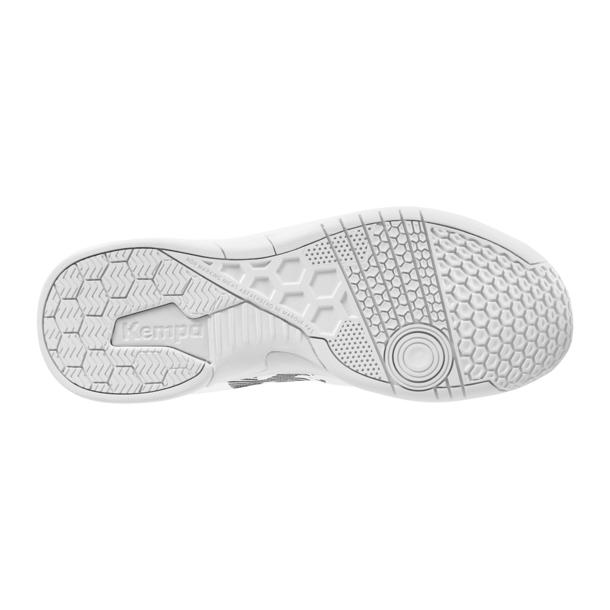 Kempa Herren Kourtyfly Three Handballschuh weiß schwarz 46