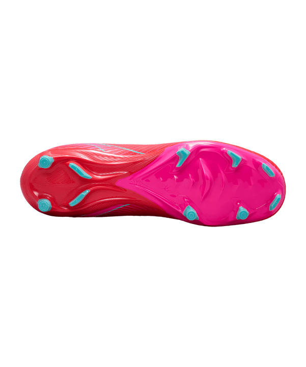Nike Herren Zoom Superfly 10 Academy FG/MG Fußballschuh rot, pink, türkis