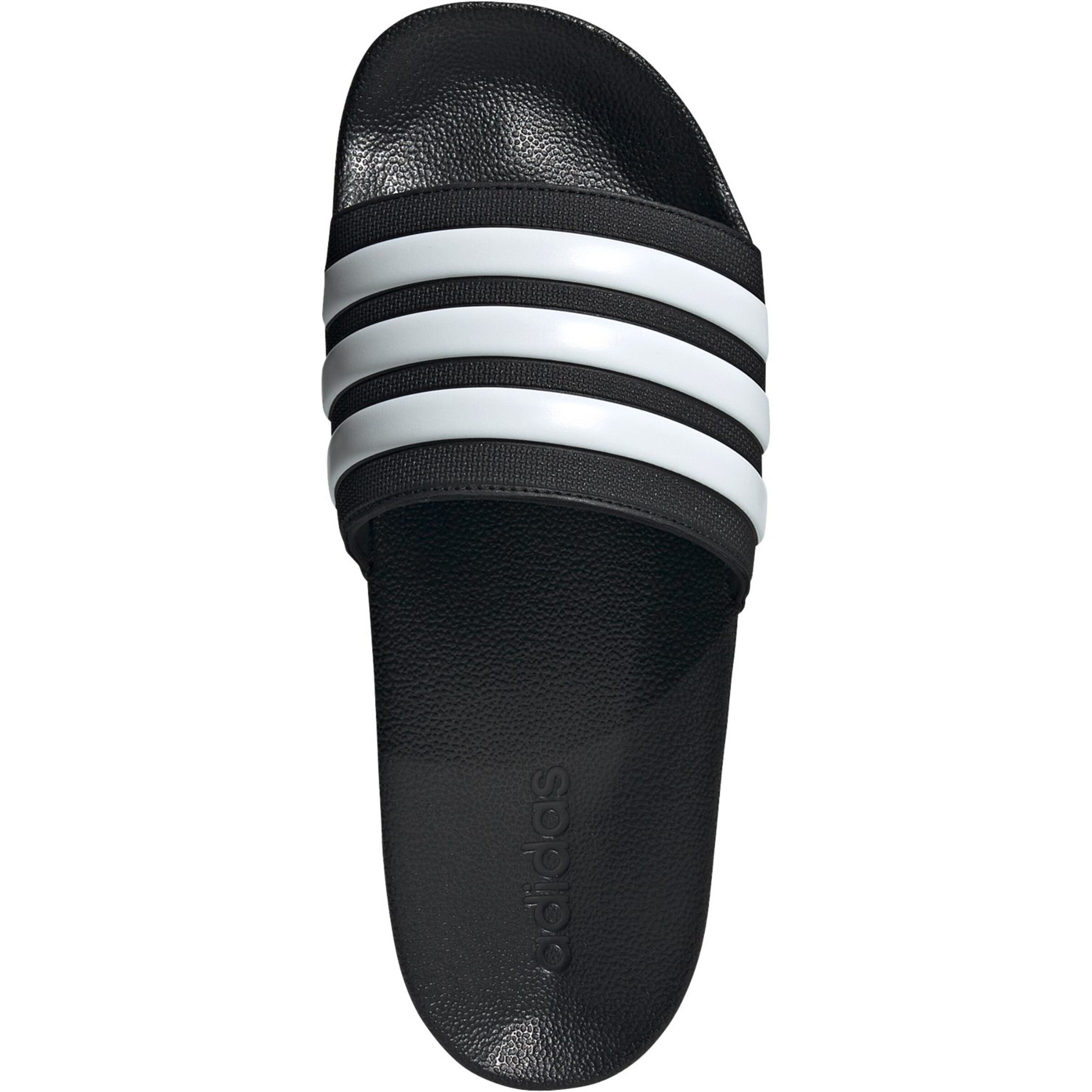 Adidas Shower Adiletten Badelatschen schwarz-weiß 48.5
