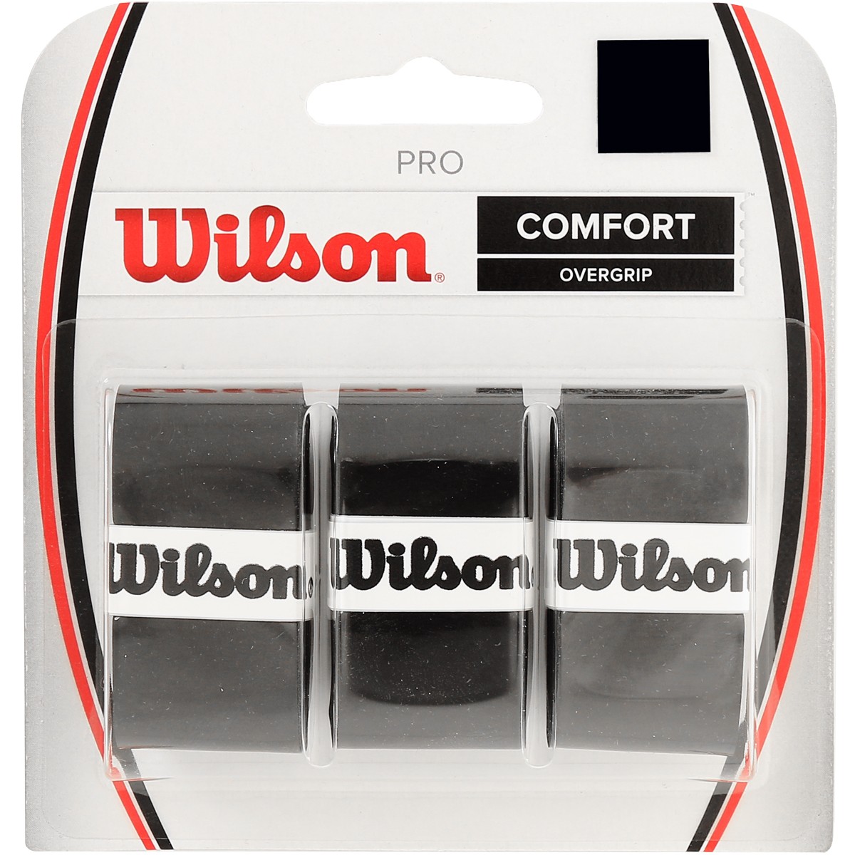 Wilson Pro Overgrip 3er Griffband schwarz