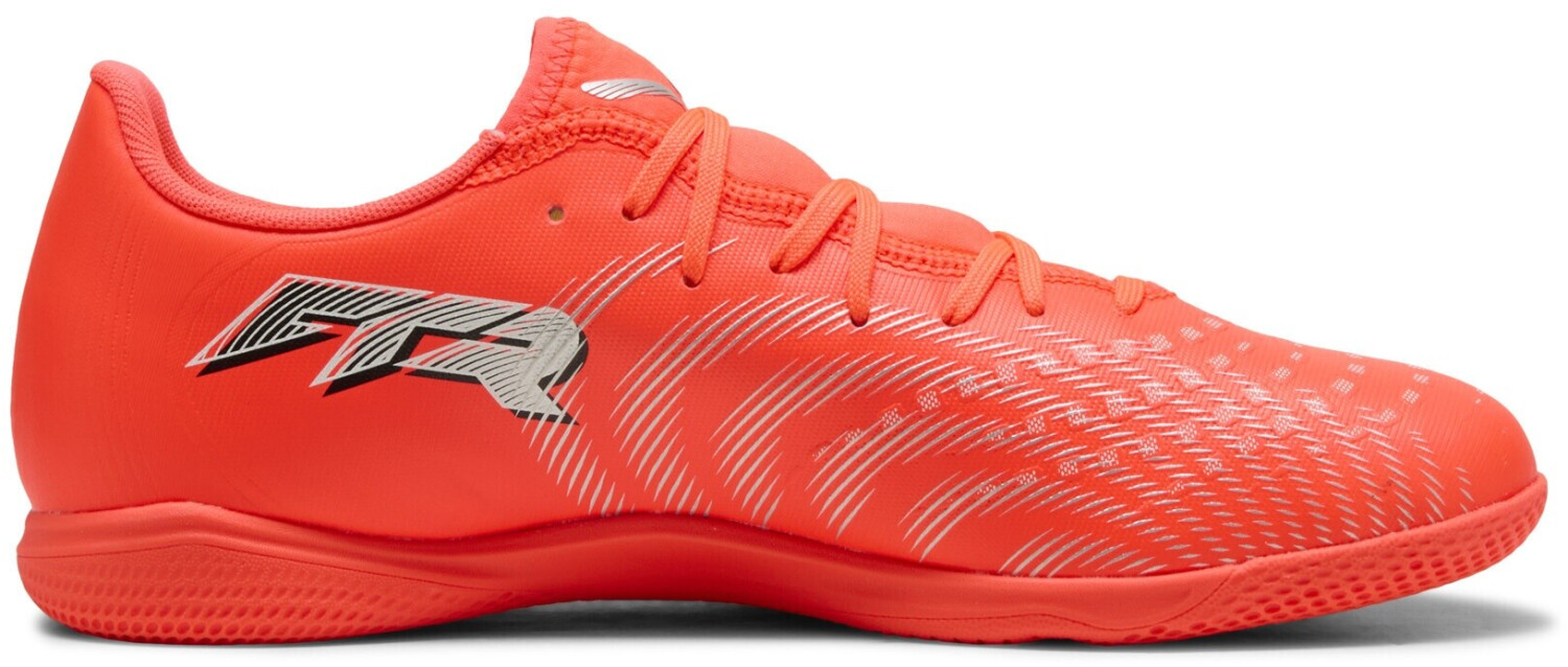 Puma Herren Future 9 Play IT Hallenfußballschuh rot-silber 40