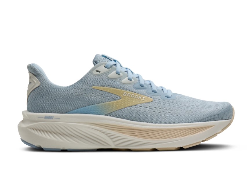 Brooks Damen Ghost 17 Laufschuh neutral blau-beige-weiß 42