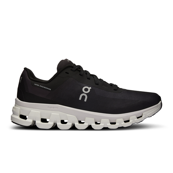 ON Damen Cloudflow 4 Laufschuh schwarz-weiß