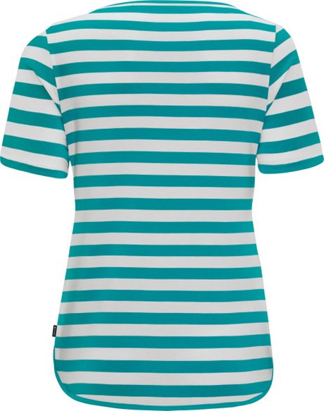 schneider sportswear Damen MALEENW-Shirt Sportshirt blau-weiß