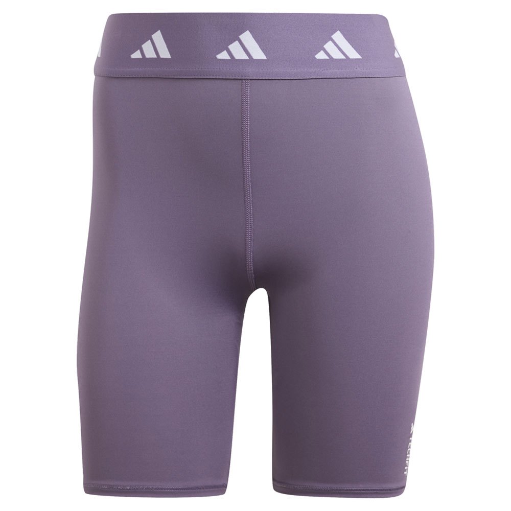 Adidas Damen Techfit Bike Short Tight Leggings lila XL