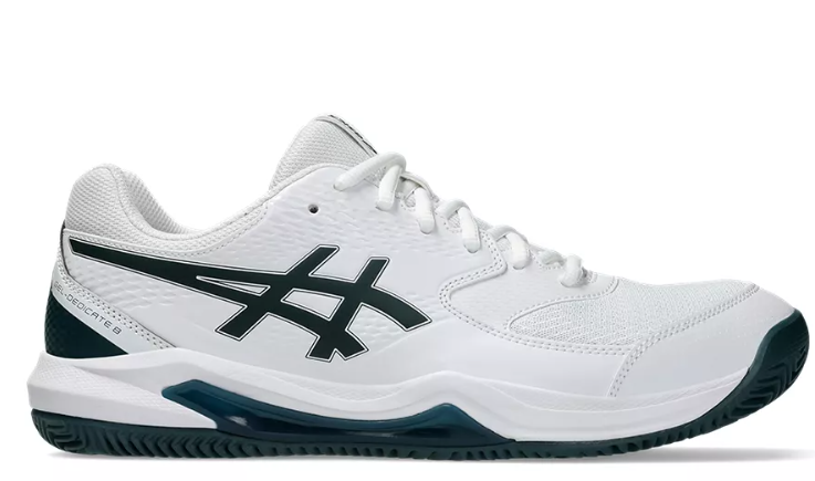 Asics Herren Gel Dedicate 8 Clay Tennisschuh Sandplatzschuh weiß